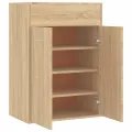 Armoire à chaussures Chêne sonoma 60x35x84 cm Aggloméré