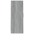 Meuble à chaussures Sonoma gris 32x35x92 cm Bois d'ingénierie