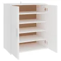 Armoire à chaussures Blanc 60x35x70 cm Aggloméré