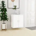 Armoire à chaussures Blanc 60x35x70 cm Aggloméré