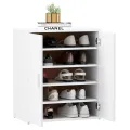 Armoire à chaussures Blanc 60x35x70 cm Aggloméré