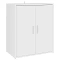 Armoire à chaussures Blanc 60x35x70 cm Aggloméré