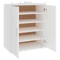 Armoire à chaussures Blanc 60x35x70 cm Aggloméré