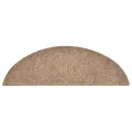 Tapis autoadhésifs de marches 10 pcs Crème 56x17x3cm Aiguilleté