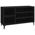Armoire à chaussures Noir 102x36x60 cm Bois d'ingénierie