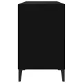 Armoire à chaussures Noir 102x36x60 cm Bois d'ingénierie