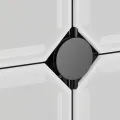 Cubes de rangement 9 pcs avec portes Noir PP