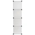 Cubes de rangement 9 pcs Transparent PP