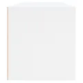 Armoire à chaussures murale Blanc 100x35x38cm Bois d'ingénierie