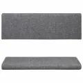 Tapis de marches d'escalier 5 pcs Gris 65x21x4 cm Aiguilleté