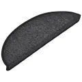 Tapis d'escalier 10 pcs 56x17x3 cm Anthracite