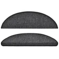 Tapis d'escalier 10 pcs 56x17x3 cm Anthracite