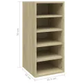 Armoire à chaussures Chêne Sonoma 31,5x35x70 cm Aggloméré