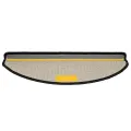 Tapis d'escalier 15 pcs noir 65x21x4 cm
