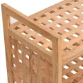 Meuble à chaussures avec tiroir 70x27x81cm Bois massif de noyer