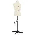 Mannequin de couture ajustable pour homme Crème Taille 37-45