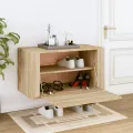 Armoire à chaussures murale Chêne sonoma 70x35x38 cm