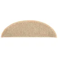 Tapis d'escalier autocollants 15 pcs 56x17x3 cm Beige clair