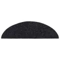 Tapis autoadhésifs de marches 10 pcs Noir 56x17x3 cm Aiguilleté