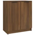 Meuble à chaussures Chêne marron 59x35x70 cm Bois d'ingénierie