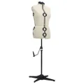 Mannequin de robe ajustable pour femme Crème M Taille 40-46