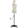 Mannequin de robe ajustable pour femme Crème M Taille 40-46