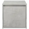  Tiroir boîte Gris béton 40,5x40x40 cm Bois d'ingénierie