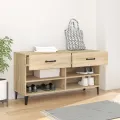 Armoire à chaussures Chêne sonoma 102x35x55cm Bois d'ingénierie