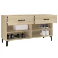 Armoire à chaussures Chêne sonoma 102x35x55cm Bois d'ingénierie