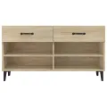 Armoire à chaussures Chêne sonoma 102x35x55cm Bois d'ingénierie