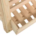 Boîte à pommes de terre 60x40x50 cm Bois de pin solide