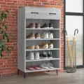 Armoire à chaussures Sonoma gris 60x35x105 cm Bois d'ingénierie