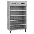 Armoire à chaussures Sonoma gris 60x35x105 cm Bois d'ingénierie