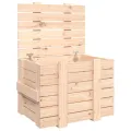 Boîte de rangement 58x40,5x42 cm Bois massif de pin