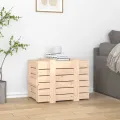 Boîte de rangement 58x40,5x42 cm Bois massif de pin