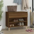 Armoire à chaussures Chêne marron 70x36x60 cm Bois d'ingénierie