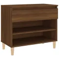 Armoire à chaussures Chêne marron 70x36x60 cm Bois d'ingénierie