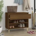 Armoire à chaussures Chêne marron 70x36x60 cm Bois d'ingénierie