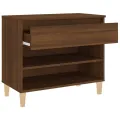 Armoire à chaussures Chêne marron 70x36x60 cm Bois d'ingénierie
