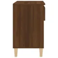 Armoire à chaussures Chêne marron 70x36x60 cm Bois d'ingénierie