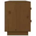 Banc à chaussures Marron miel 100x34x45 cm Bois de pin massif