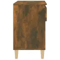 Armoire à chaussures Chêne fumé 70x36x60 cm Bois d'ingénierie