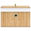Boîtes de rangement en bambou 4 pcs