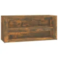 Étagère à chaussures Chêne fumé 100x35x45 cm Bois d'ingénierie