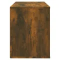 Armoire à chaussures Chêne fumé 80x35x45 cm Bois d'ingénierie