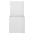 Armoire à chaussures Blanc brillant 105x35,5x70 cm Aggloméré