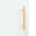 Table basse Blanc brillant 90x50x40 cm Bois d'ingénierie