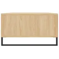 Table basse chêne sonoma 104x60x35 cm bois d'ingénierie