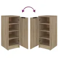 Armoire à chaussures Chêne Sonoma 30x35x70 cm Bois d'ingénierie