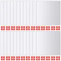 Carreaux de miroir 48 pcs Carré Verre